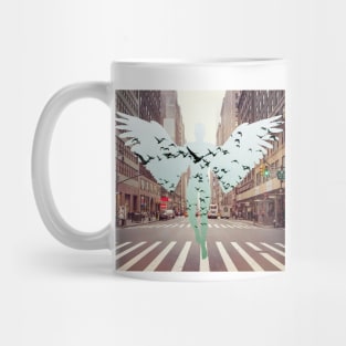 New york angel Mug